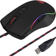   Dunmoon ergonómikus gamer egér LED világítással - 7200 dpi