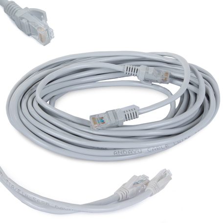 LAN CAT5E RJ45 ethernet kábel 10m