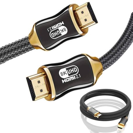 3 méteres HDMI 2.1 kábel - 8K 60Hz, 4K 120Hz