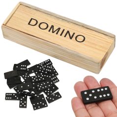 28 darabos dominó fa dobozban