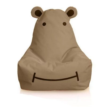 HIPPO a víziló gyermek babzsákfotel (camel)