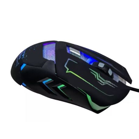 Weibo S10 gamer optikai 6 gombos egér LED-ekkel - 3200 dpi